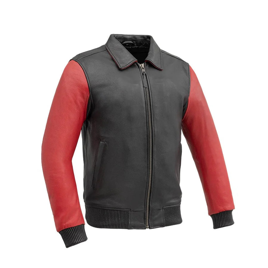 STRYKER Two Tone Men's Leather Jacket