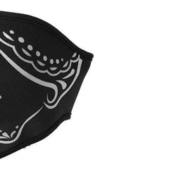 Neoprene Half Face Inverse Skull Riding Mask