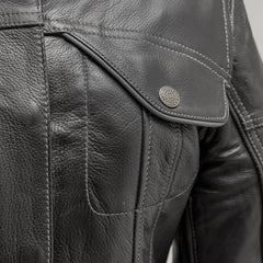 Steel Pulse Women's Motorcycle Leather Jacket