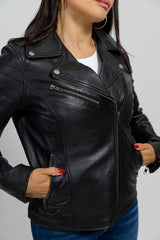 Femme Fuel Fashion Lambskin Leather Jacket