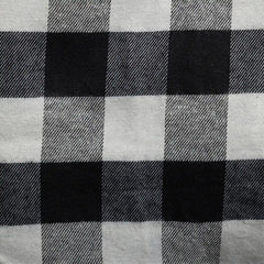 Grey Ghost Men's Plaid Motorcycle Shirt - Durable Canvas Flannel