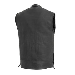 FitLayer - Men's Motorcycle Leather Vest
