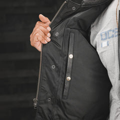 Sharp Shooter Men's Motorcycle Genuine Leather Vest