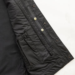 Metro Men's Motorcycle Leather Vest