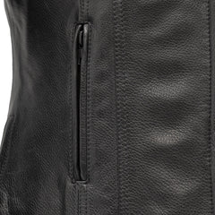 Chain Reaction Women's Motorcycle Leather Jacket