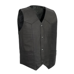 Top Shot Men's Motorcycle Leather Vest