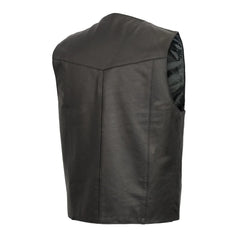 Top Shot Men's Motorcycle Leather Vest